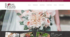 Desktop Screenshot of floraldesignsofmountjoy.com